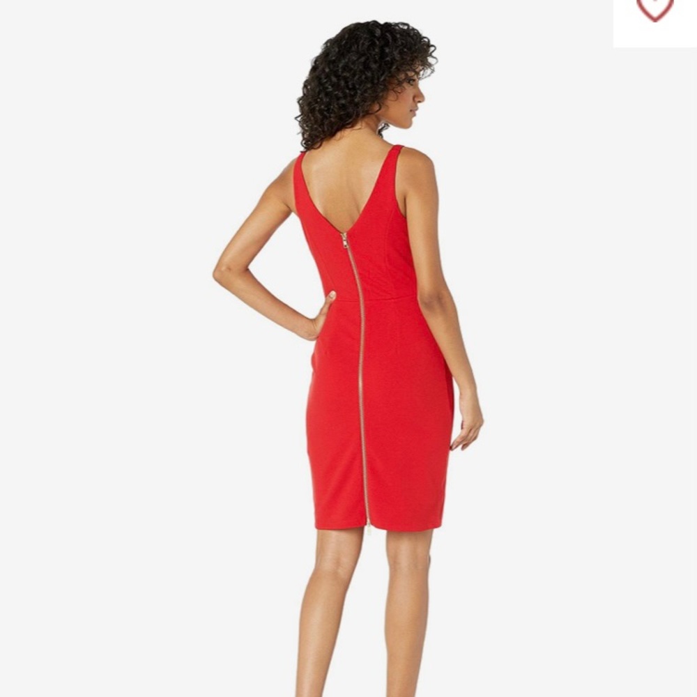 Bebe Sleeveless Red Dress.! Run small! This dress fits like a 0/2.